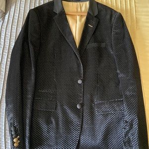 Mens Maceoo Silk and Suede Sport jacket